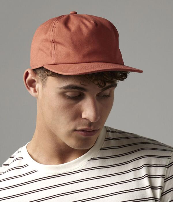 Organic cotton unstructured 5-panel cap Thumbnail